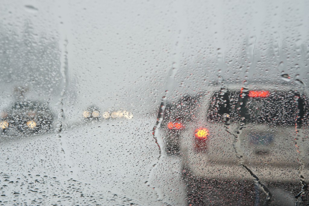 driving in heavy rain